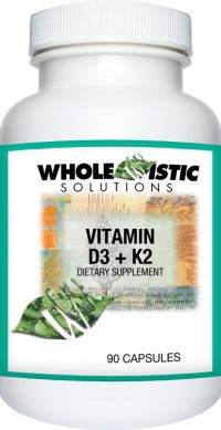 Vitamin D3 + K2 by Whole-istic Solutions